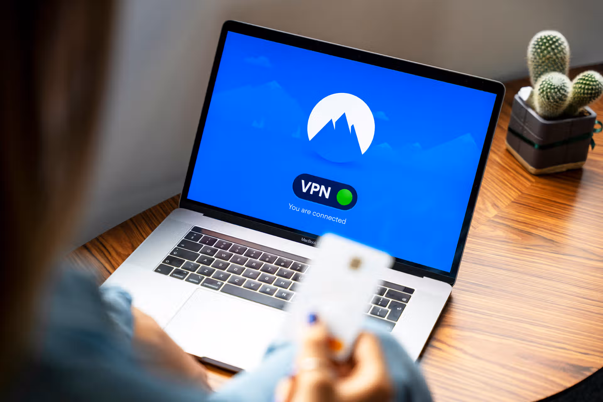 best VPN 2026 - NordVPN on Laptop